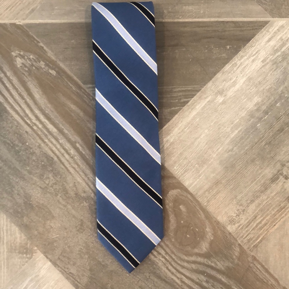 Faconnable silk/cotton tie